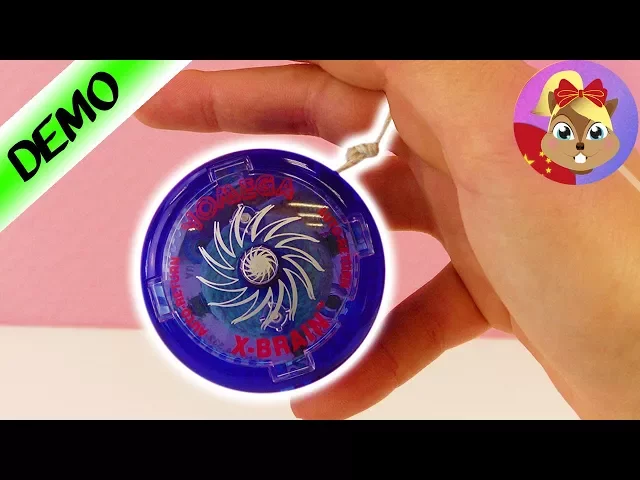 超级可爱蓝色 闪亮电动会发光的悠悠球 yo-yo